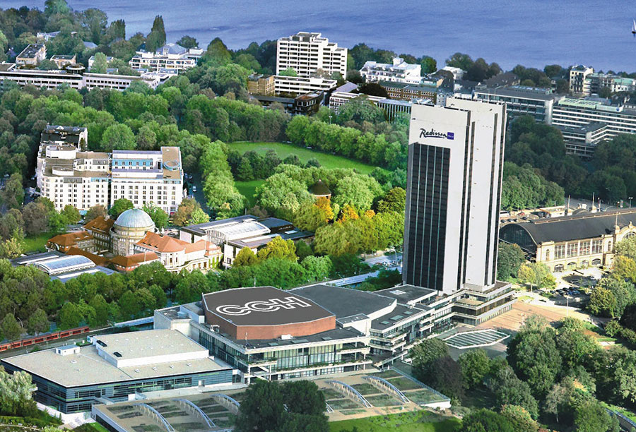 Radisson Blu Hotel, Marseiller Strasse 2, 20355, Hamburg, Germany