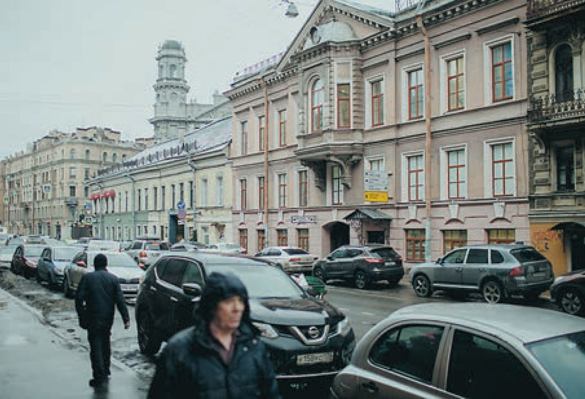 O.L.G.A. Fertility Center fills several floors in a turn of the century building in Saint Petersburg