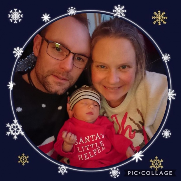 On the 16 dec at 01.15 we became proud parents of a little boy.