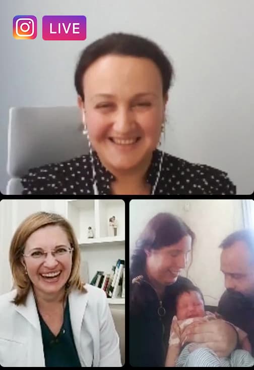 Watch InstaLive with Lisa and Niklas, where they shared their story, and Dr. Elena, Dr. Irina and Dr. Olga explained our treatment process and answer questions.