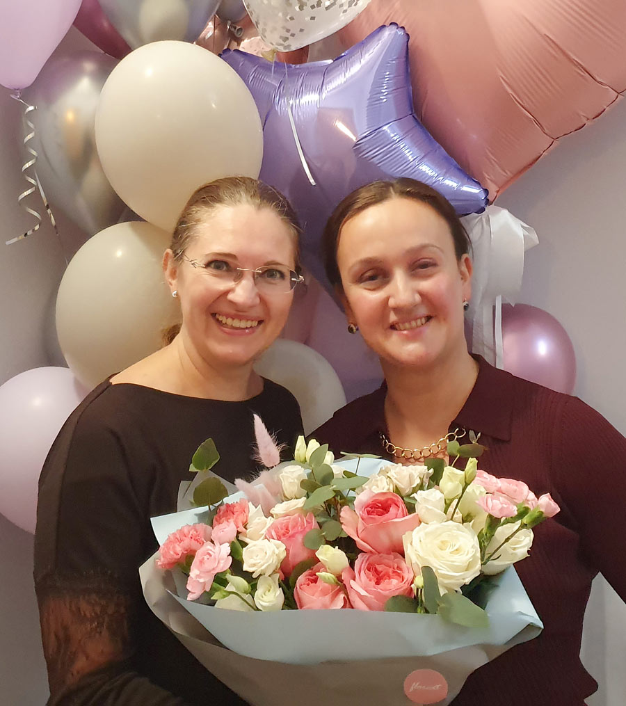 Dr. Elena Lapina and Dr. Olga Zaytseff