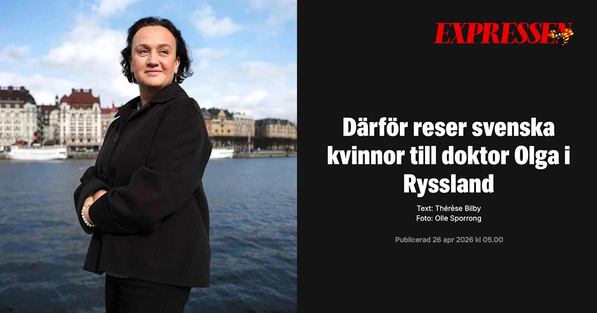The Olga Clinic — why Swedish women travel to the doctor Olga